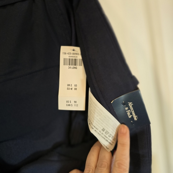 Abercrombie And Fitch Navy Women's Pants - Picture 5 of 6
